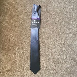 Silver and Black Van Heusen Tie